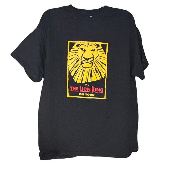 Hanes Disney Lion King Broadway Show Merch T-Shirt Lion Graphic Tee - Picture 1 of 3